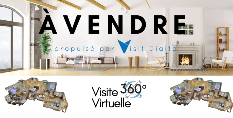 A vendre avec Visit Digital pour l'immobilier